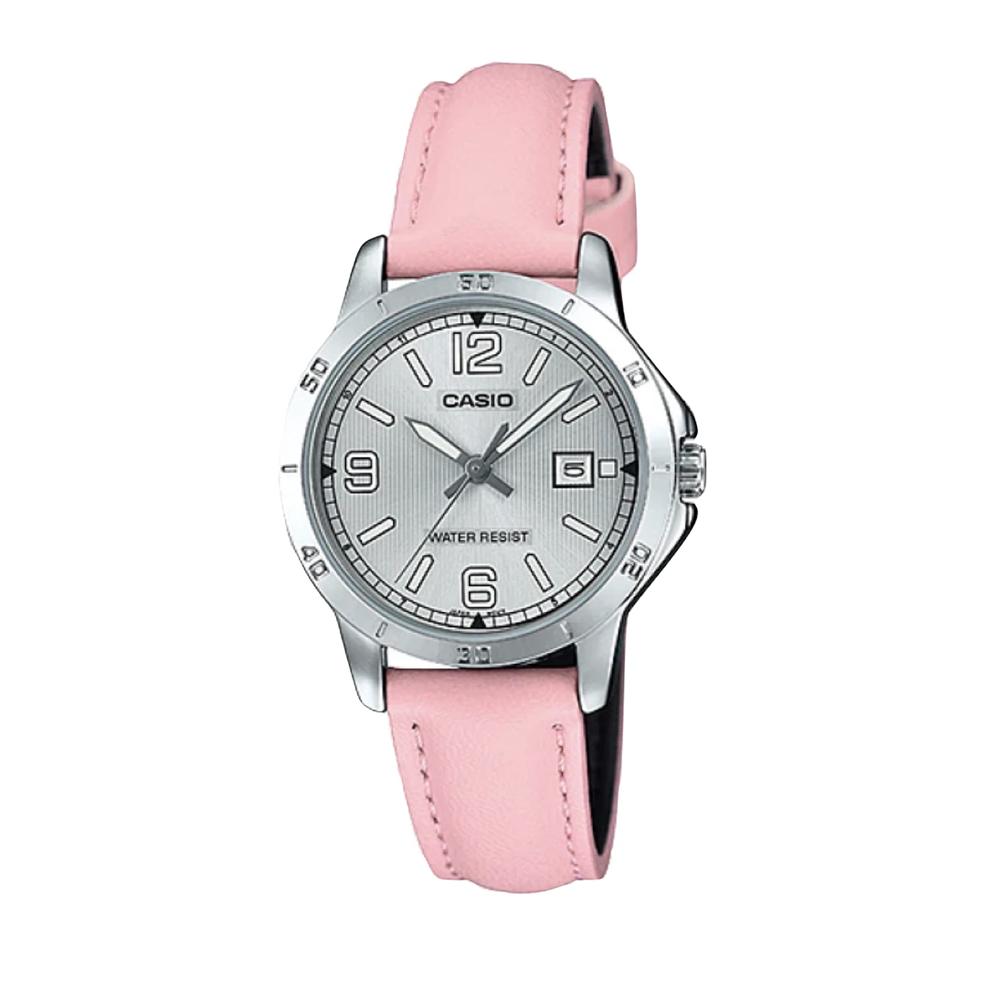 Casio Ltp V L Budf Reloj Standard Analogo Para Mujer Correa De